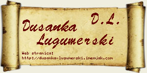 Dušanka Lugumerski vizit kartica